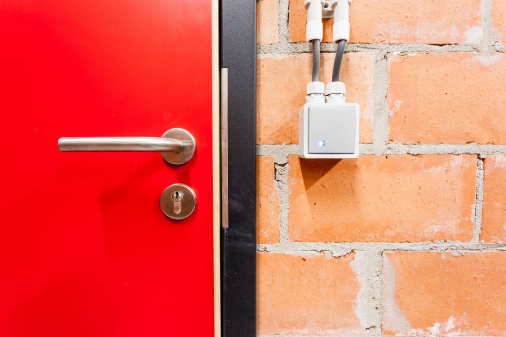 klamka drzwi technicznych
